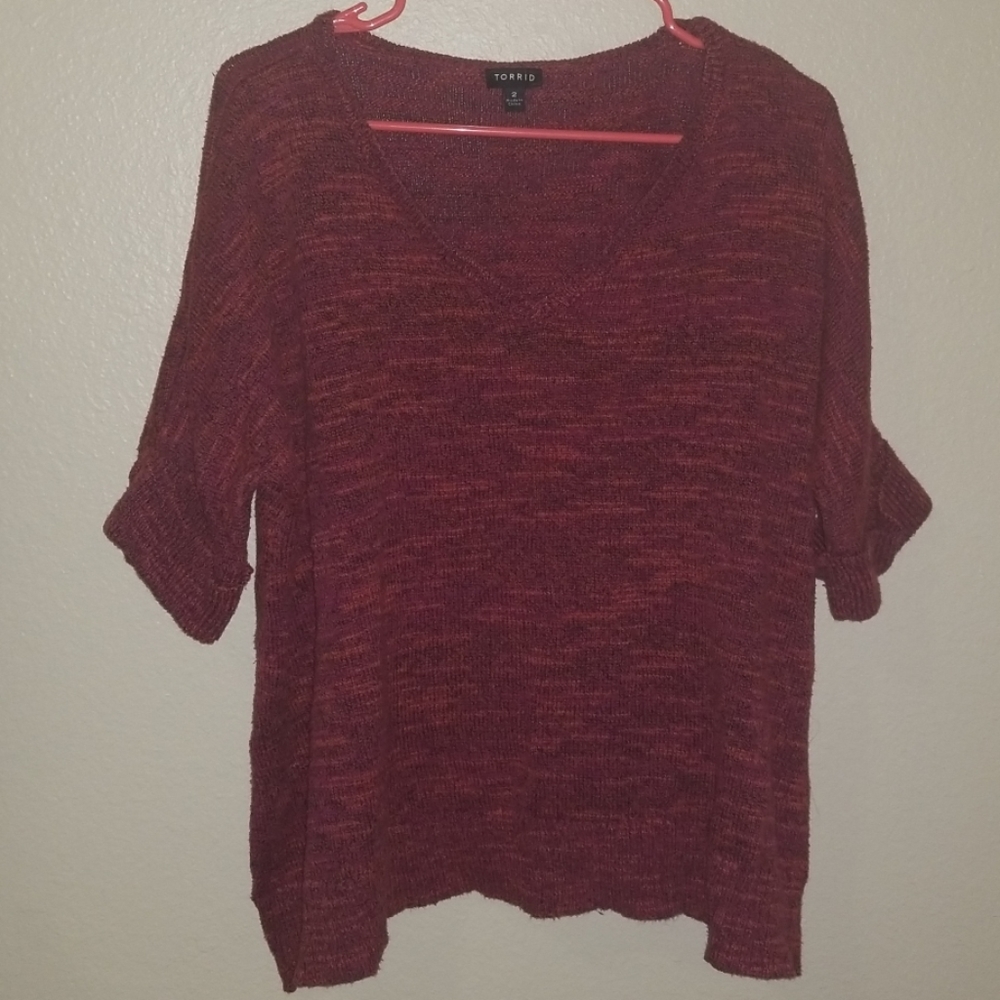 Pink and purple sweater
